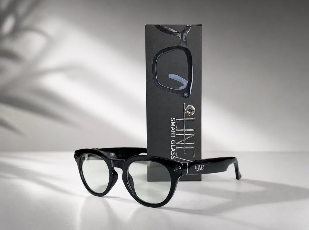 Linea Smart Glasses - ROND / TRANSPARANT