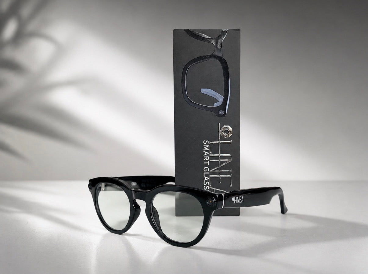 Linea Smart Glasses - ROND / TRANSPARANT