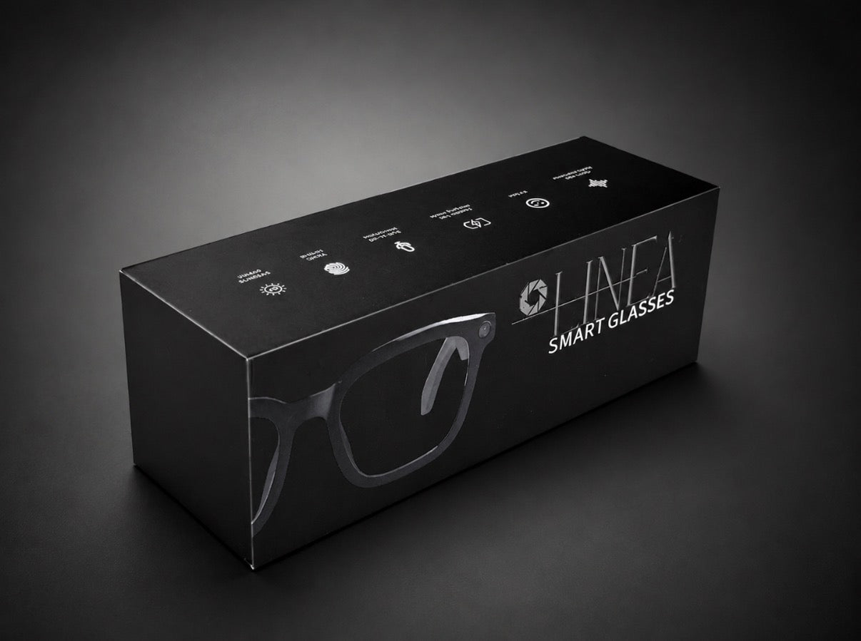 Linea Smart Glasses - ROND / TRANSPARANT