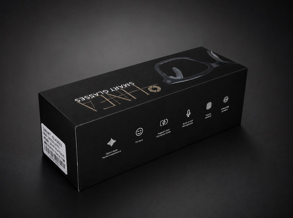 Linea Smart Glasses - ROND / TRANSPARANT