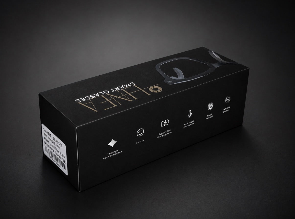 Linea Smart Glasses - ROND / TRANSPARANT