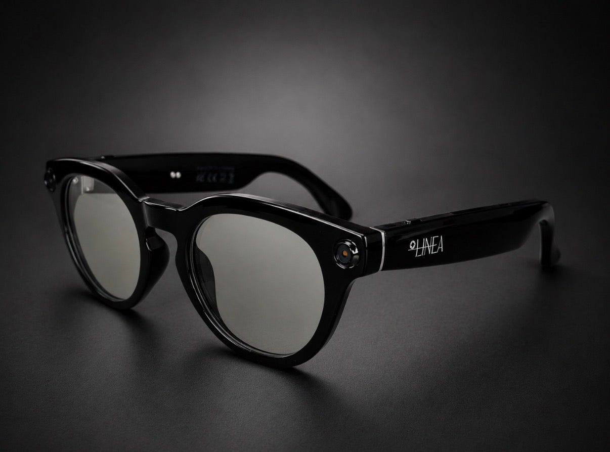 Linea Smart Glasses - ROND / TRANSPARANT