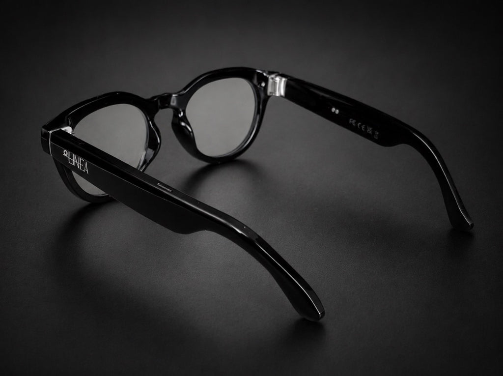 Linea Smart Glasses - ROND / TRANSPARANT