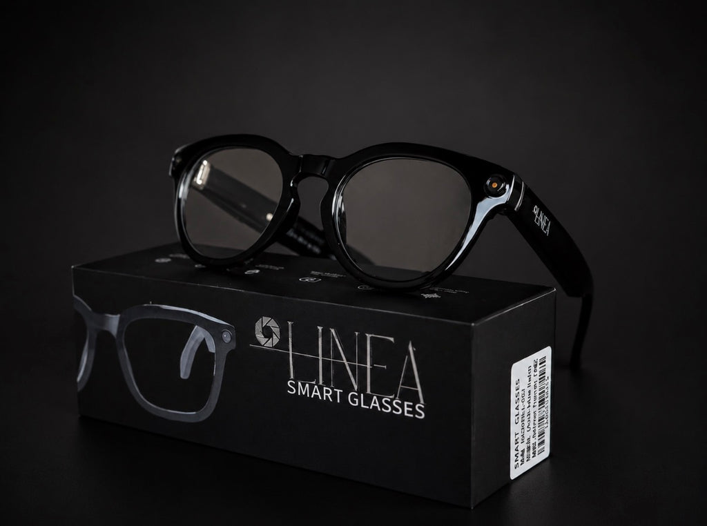 Linea Smart Glasses - ROND / TRANSPARANT